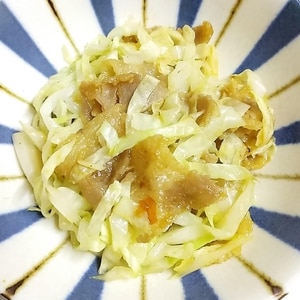 レンジで簡単！キャベツだけ回鍋肉